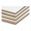 12mm MDF E1, wit gegrond